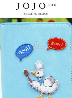 JOJO'S L. PD.block.自粘英语感叹词布贴手机账本装饰图案 | 木墩