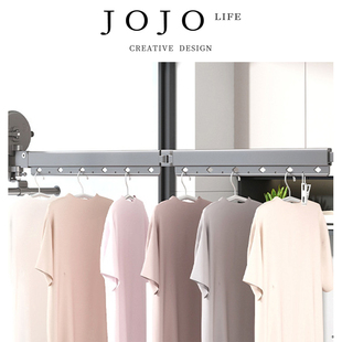 PD.greedy.金属衣架高阳台防挂衣架室外免打孔 涮贪 JOJO