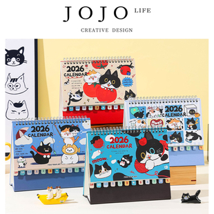 PD.Li.台历可爱小猫萌宠多功能办公室桌面打卡 搁李 JOJO