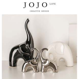 JOJO'S L. PD.Inspec.北欧高档摆件招财象轻奢高档家居酒柜| 报检