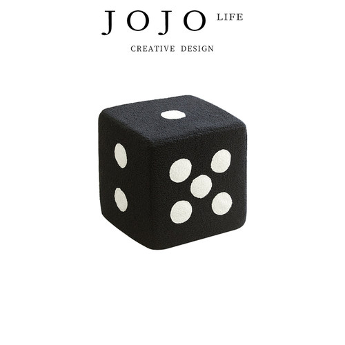 JOJO'SLIFEPD凳子羊羔绒骰子