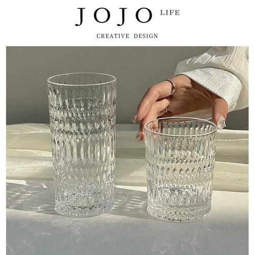JOJO'SLIFEPD轻奢浮雕玻璃杯