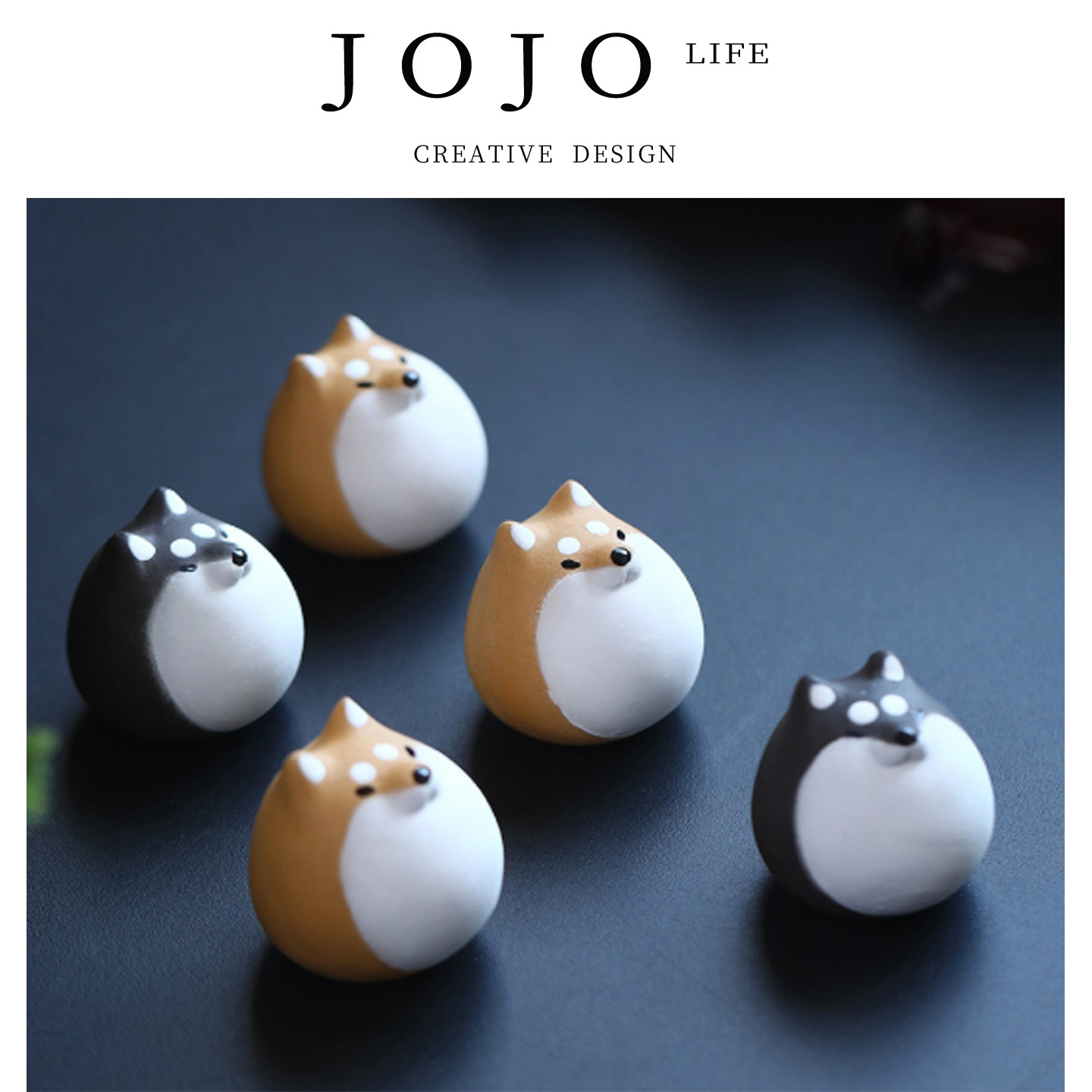 JOJO'S L. PD.Flower.茶宠摆件宜兴原矿紫砂柴犬手工狗蛋 | 瓣俯,餐饮具,茶宠摆件,淘宝优惠券,粉丝福利购,淘宝优惠卷