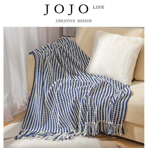 JOJO'SLIFEPD手工针织毯盖毯