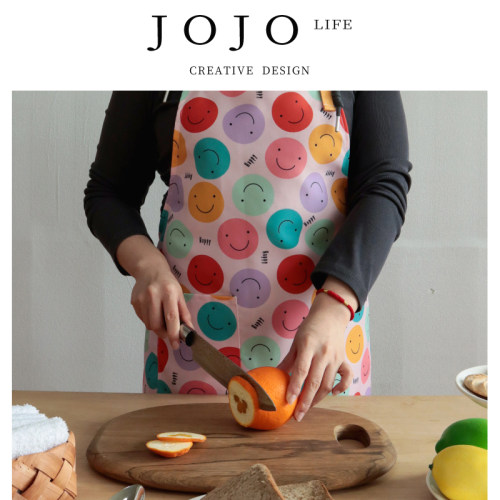 JOJO'SLIFEPD简约印花围裙