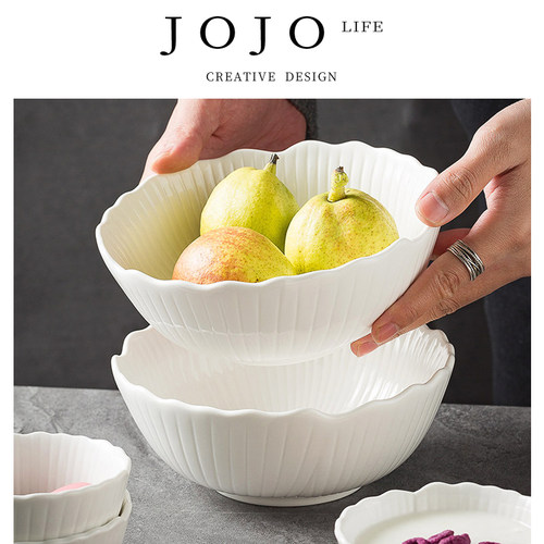 JOJO'SLIFEPD陶瓷纯白酸奶碗