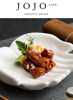 JOJO'S L. PD.domain.双层佛手保温盘创意陶瓷意境菜餐具 | 新春