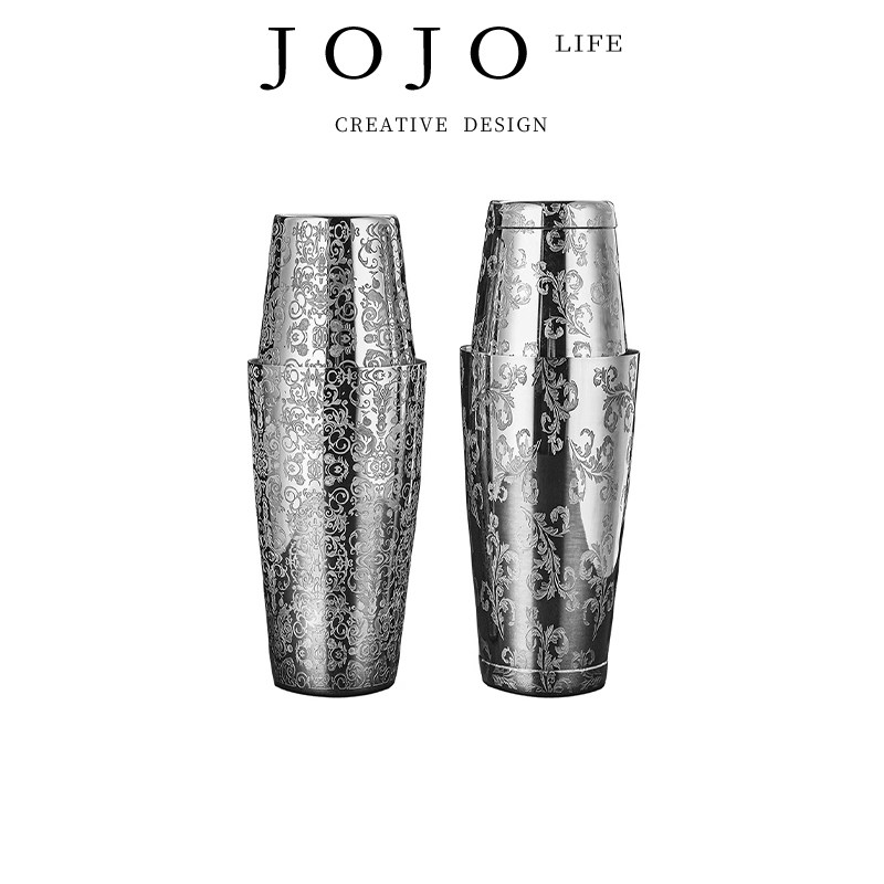 JOJO'S L. PD.country.调酒器不锈钢刻花波士顿摇酒雪克壶 | 京荣,餐饮具,调酒器,淘宝优惠券,粉丝福利购,淘宝优惠卷