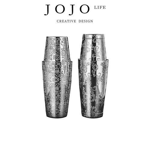 JOJO'SLIFEPD调酒器不锈钢刻花