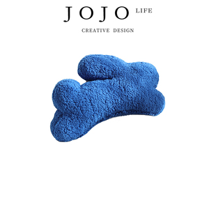 PD.Green.抱枕创意简约现代毛绒吉祥物兔子抱枕 渝碧 JOJO