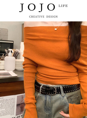 JOJO'S L. PD.forced.辣妹修身内搭羊毛针织衫气质可外穿 | 迫仿
