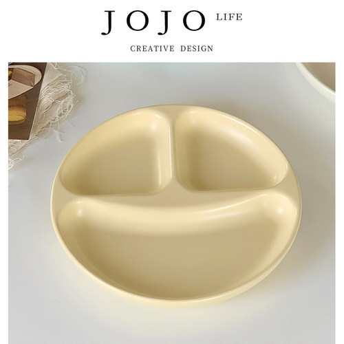 JOJO'SLIFEPD哑光圆形三格盘