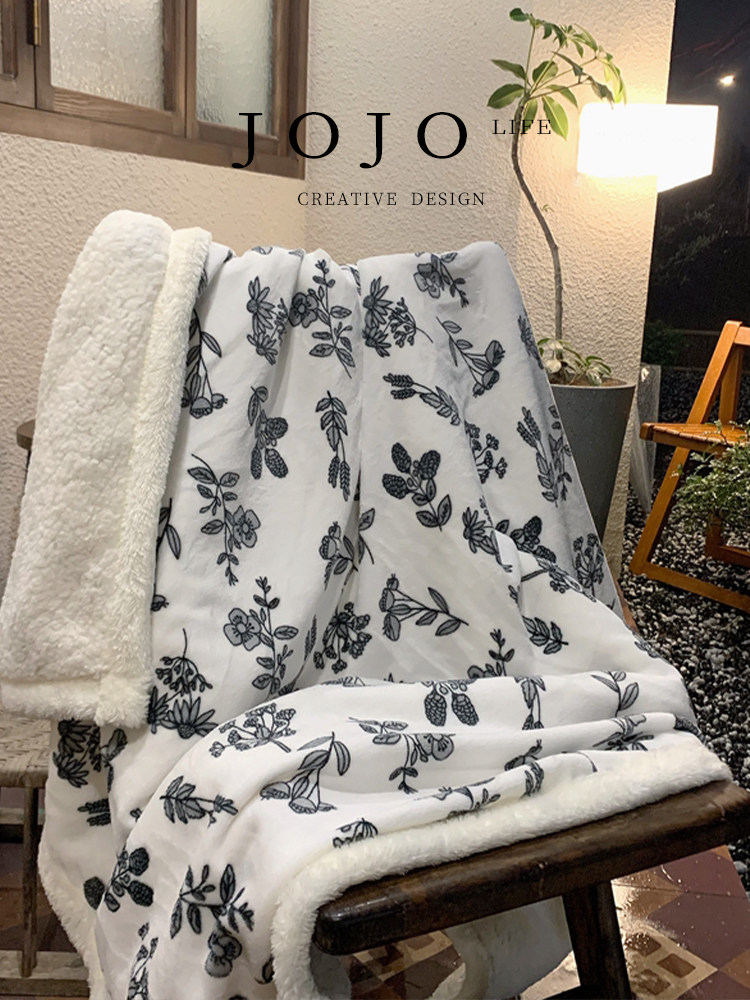 JOJOS L. PD · 월계수 · 담요 홈 인 양 벨벳 담요 겨울 산호 벨벳