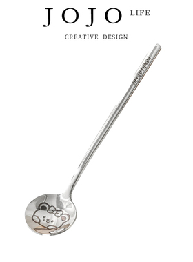 JOJO'S L. PD.humility.304不锈钢咖啡圆勺高颜值长柄勺子 | 谦逊