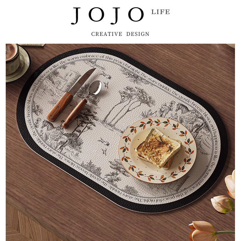 JOJO'S L. PD.Diligence.餐垫高级感防水防油免洗防烫家用 | 光刀,居家布艺,餐垫,淘宝优惠券,粉丝福利购,淘宝优惠卷