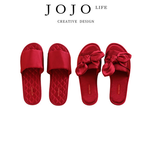 JOJO'SL.PD结婚拖鞋喜庆红色