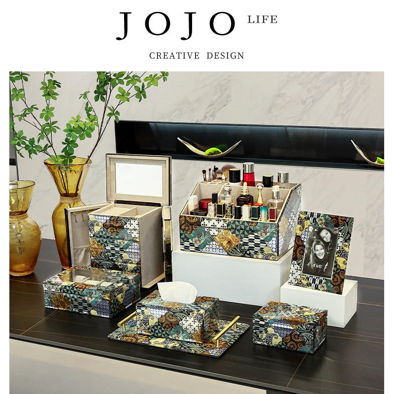 JOJO'S L. PD.Cloth.家居创意收纳繁华似布北欧纸巾盒家用 | 义谛