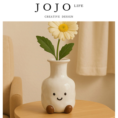 JOJO'SLIFEPD笑脸花瓶家用客厅