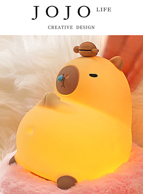 JOJO'S L. PD.xinwei.卡皮巴拉木鱼鼻涕熊小夜灯儿童礼物 | 冬季