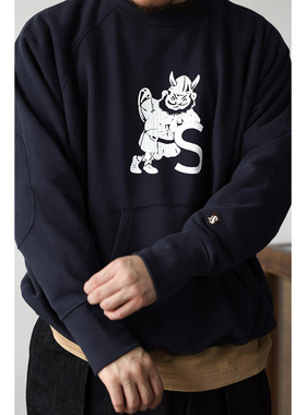 Secondorder FW22 IVY Sweatshirt 常青藤复古美式廓形圆领卫衣