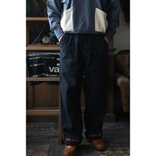 Secondorder FW23 Navy Work Pants 复古重磅水洗人字纹 工装长裤