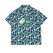 ALOHA 夏威夷休闲短袖 SHIRTS HAWAII 古巴领 复古卡通仙人掌 衬衫