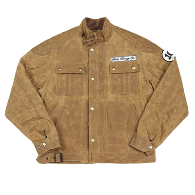 10周年限定夹克涂层蜡布短款立领