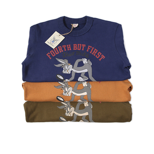 美式 FOURTH 放大镜 FIRST重磅630克 休闲卡通抓绒卫衣 BUT