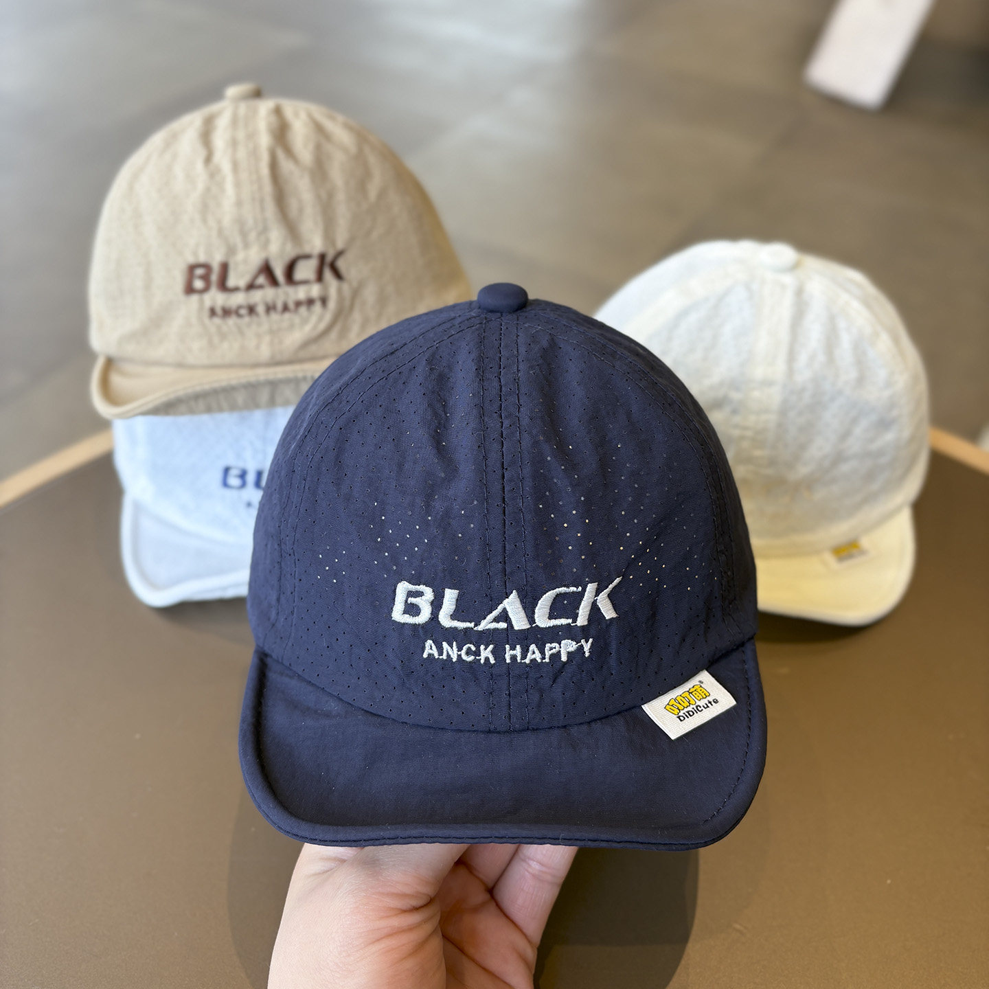 韩系宝宝春夏速干鸭舌帽幼儿网眼透气遮阳防晒棒球帽男女童太阳帽