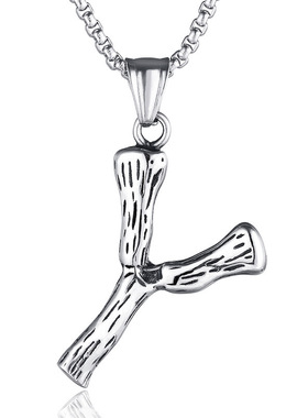 欧美跨境爆款流行夸张项饰 朋克风26个英文字母个性百搭锁骨Y项链