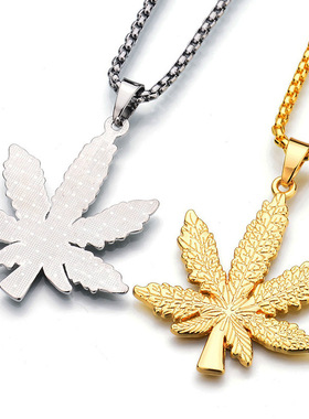 韩版创意精美大树叶 枫叶项链 个性植物树叶吊坠百搭锁骨毛衣链