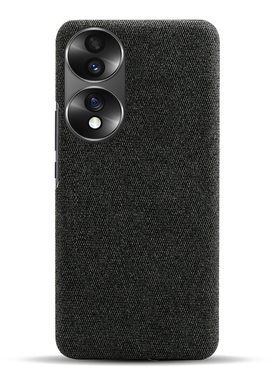 布艺适用荣耀70WIN/RT/手机壳大孔200/100/Pro轻薄70Pro简约商务荣耀90gt保护套半包70pro+织物硬壳防滑