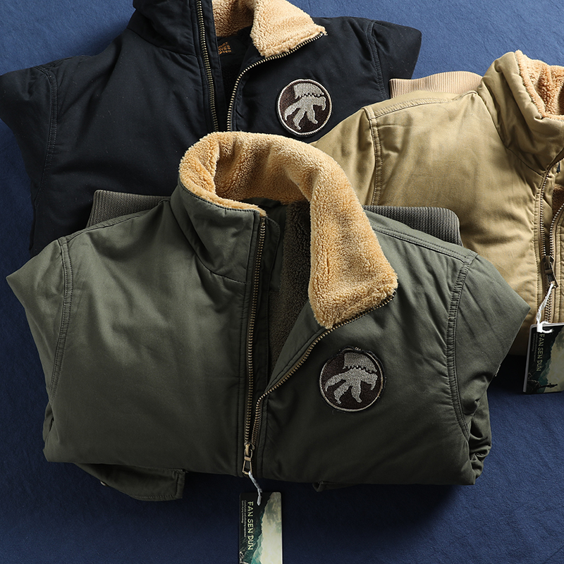 加绒加厚冬季羊羔绒内里棉衣