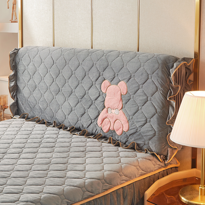 全包床头罩加厚夹棉床头保护套