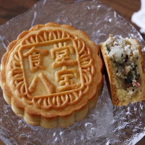 烟台老院食堂八宝月饼无糖五仁