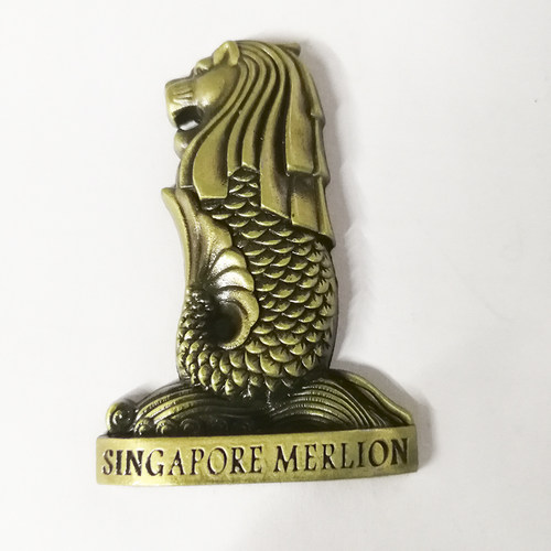 新加坡鱼尾狮创意冰箱贴