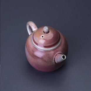 景德镇手工窑变茶壶复古窑变小泡茶器陶瓷家用带过滤功夫茶具单壶