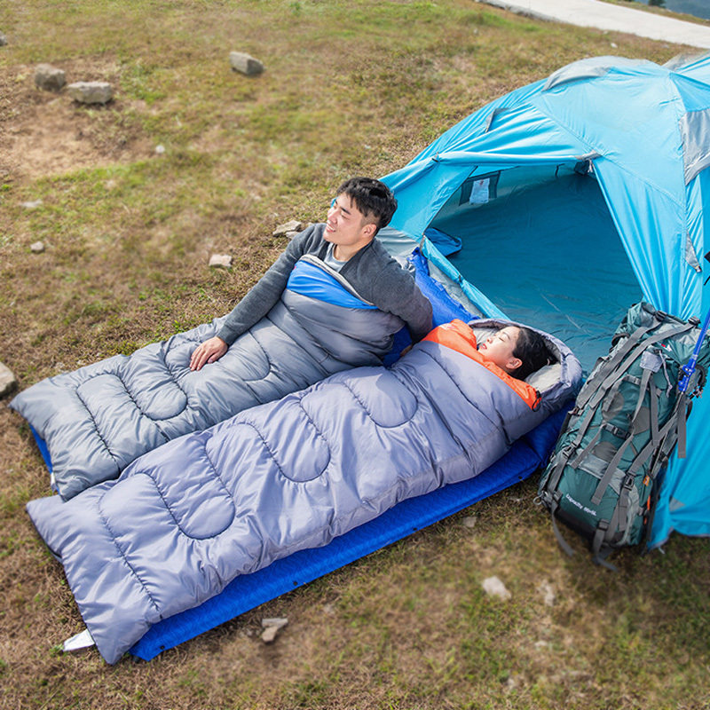 户外露营双人防寒保暖自驾游睡袋