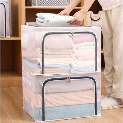 家用防潮衣柜整理百纳箱可折叠式