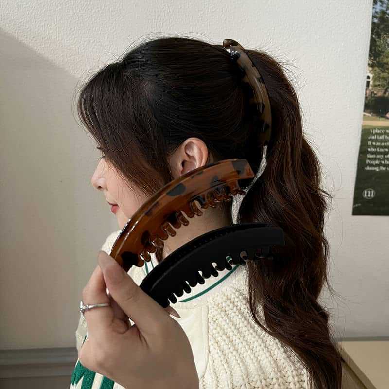 【下单立减50】网红气质高马尾香蕉夹显发量蓬松神器马尾夹_HL