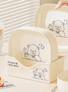 【下单立减50】吐骨碟餐桌吐骨头盘碟塑料放菜骨碟客厅水果盘_SH