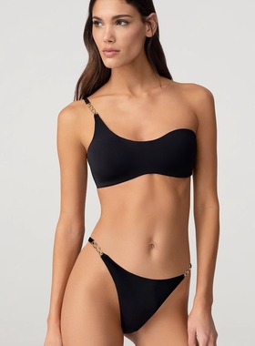 意奢INCANTO 性感比基尼泳衣高叉欧美比基尼防滑薄棉无钢圈文胸杯