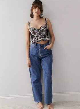 美单UO Lennon紧身辣妹外穿打底胸衣/有钢圈文胸 75C80B85A