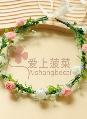 花环头饰森系超仙儿童发饰拍照