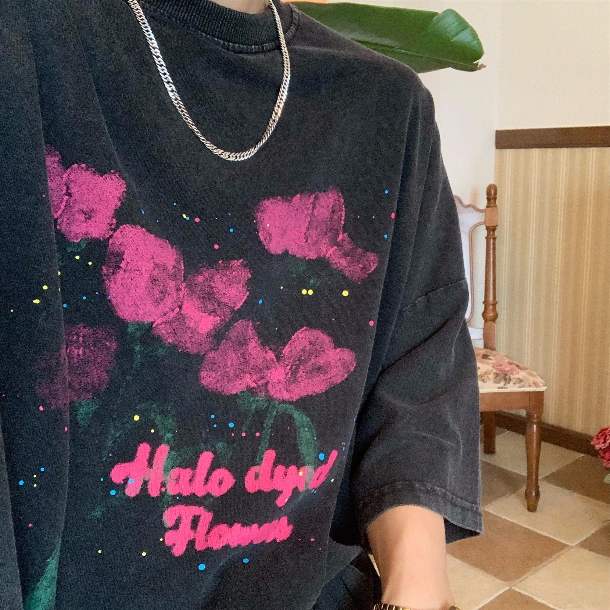 短袖美式潮牌常规中性