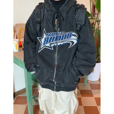 C2自制宽松毛圈布美式潮牌卫衣