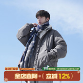 立领飞行夹克男春季 GOOZI MADE美式 cleanfit男生宽松休闲立领外套