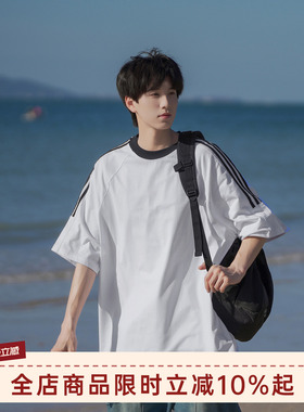 GOOZI MADE270g重磅短袖T恤男夏季男生2026新款宽松男款纯棉上衣