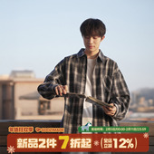 内搭寸衫 GOOZI 日系少年感休闲口袋衬衣 衬衫 男春季 MADE 格子长袖