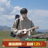 复古cleanfit教练夹克衫 GOOZI 外套男春季 2026新款 MADE 翻领工装